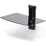 StarTech.com Hangende Wandplank voor Audio/Video Apparatuur, In Hoogte Verstelbaar Schap voor Onder