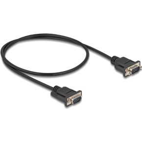 DeLOCK 87839 seriële kabel Zwart 0,5 m RS-232