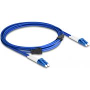 DeLOCK 87921 InfiniBand en Glasvezelkabel 3 m LC Blauw