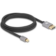 DeLOCK Mini DisplayPort - DisplayPort Kabel 2 m Grijs