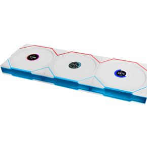 Lian Li UNI FAN TL Wireless LCD Reverse Blade 120mm White 3-pack