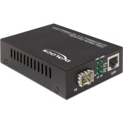 DeLOCK 86110 netwerk media converter 1000 Mbit/s Zwart