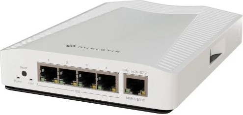 Mikrotik CRS304-4XG-IN netwerk-switch 10G Ethernet (100/1000/10000) Power over Ethernet (PoE) Wit