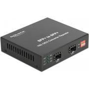 DeLOCK 86472 netwerk media converter 10000 Mbit/s Zwart
