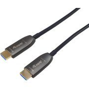 Equip 119423 HDMI kabel 100 m HDMI Type A (Standaard) Zwart