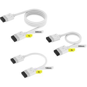 Corsair iCUE LINK Cable Kit with Straight connectors White