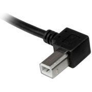 Startech-1m-USB-2-0-A-to-Left-Angle-B-Cable-M-M