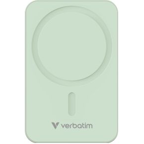 Verbatim Charge 'n' Go Essentials Magnetische draadloze powerbank 20000 mAh Groen