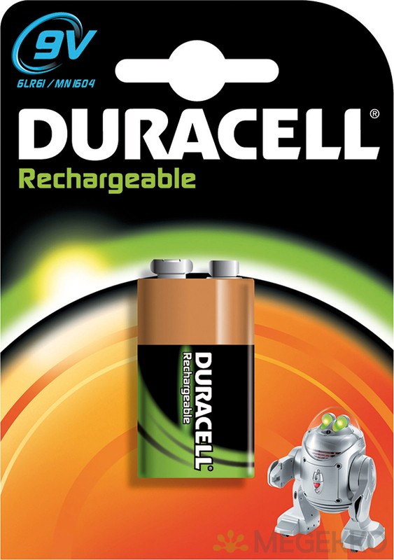 Sanctie voorzetsel Creatie Megekko.nl - Duracell 9V Oplaadbare batterijen (1 stuk)