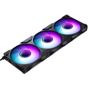PHANTEKS M25 Gen2 PWM D-RGB 3-Pack Reverse Blade 120mm Black