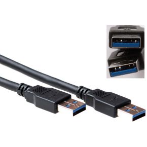 ACT USB 3.0 A male - USB A male  0,50 m