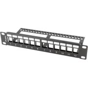 Lanberg PPKS-9112-B rack-toebehoren Rekafdekpaneel