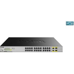 D-Link DGS-1026MP Unmanaged Gigabit Ethernet (10/100/1000) Power over Ethernet (PoE) Zwart, Grijs ne netwerk switch