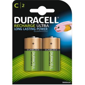 Duracell C Oplaadbare batterijen (2 stuks)