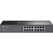 TP-Link ES216G netwerk- Managed Gigabit Ethernet (10/100/1000) Zwart netwerk switch