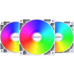 Montech GF120 PWM ARGB 3-Pack 120mm Wit