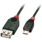 Lindy 31936 USB/Micro-USB kabel 1m zwart