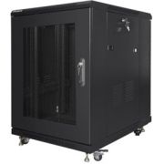 Lanberg FF01-6815-23B rack 19U Vrijstaande rek Zwart