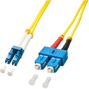 Lindy LWL-Duplexkabel LC/SC OS2 20m 9/125f¦m Singlemode