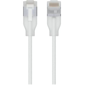 Ubiquiti UACC-Cable-Patch-EL-C6A-5M-W netwerkkabel Doorschijnend, Wit Cat6a