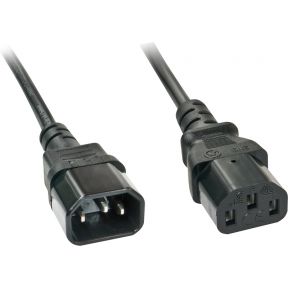 Lindy 30333 5m C13 coupler C14 coupler Zwart electriciteitssnoer