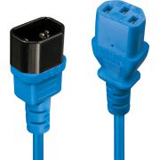 Lindy-30470-0-5m-C14-coupler-C13-coupler-Zwart-Blauw-electriciteitssnoer