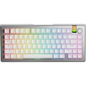 Glorious GMMK 3 PRO Hall Effect 75% Prebuilt Draadloos Zilver Toetsenbord