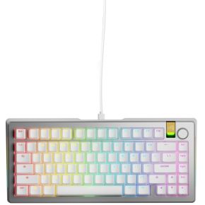 Glorious GMMK 3 PRO Hall Effect 75% Prebuilt Bedraad Zilver Toetsenbord