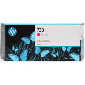 HP 738 300 ml magenta inktcartridge voor DesignJet