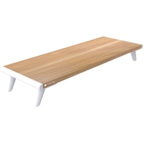 Techly ICA-MS 389 flat panel bureau steun Wit, Hout