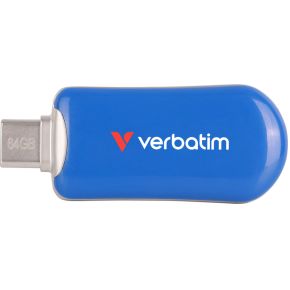 Verbatim Verbatim 30232 USB flash drive 64 GB USB Type-C 3.2 Gen 1 (3.1 Gen 1) Blauw