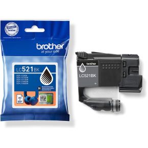 Brother LC521BK inktcartridge 1 stuk(s) Origineel Zwart