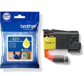 Brother LC521Y inktcartridge 1 stuk(s) Origineel Geel