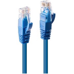 Lindy 48016 netwerkkabel Cat6 0,5m U/UTP Blauw