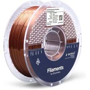 Gembird 3DP-STPU1.75-01-CO 3D-printmateriaal Thermoplastic polyurethaan (TPU) Koper 1 kg