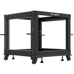 Lanberg OR01-6109-B rack 9U Vrijstaande rek Zwart