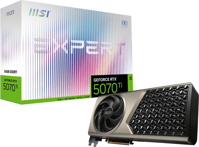 【新品未使用】MSI GeForce RTX 5070 Ti OC 16GB MSI GeForce RTX™ 5070 Ti 16G GAMING TRIO OC