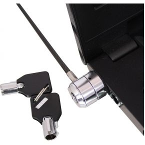 Lindy Notebook Security Cable. Barrel Key Lock