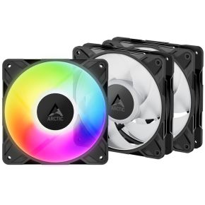 ARCTIC P12 Pro PWM PST A-RGB Black 3-pack