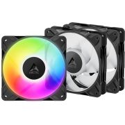 ARCTIC P12 Pro PWM PST A-RGB Black 3-pack