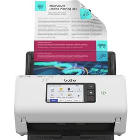Brother ADS-4700W Scanner met ADF + invoer voor losse vellen 600 x 600 DPI A4 Zwart, Wit