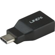 Lindy USB 3.1 CM / AF USB 3.1-C USB 3.1-A Zwart
