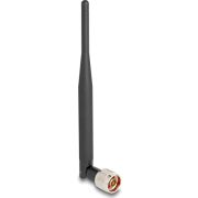 DeLOCK Wi-Fi 7 N Stecker 2 - 3 dBi 20.6 cm omnidirektional mit Kippgelenk und antenne Omnidirectionel