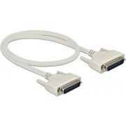 DeLOCK 86908 seriële kabel Beige 0,5 m D-Sub 25 Pin
