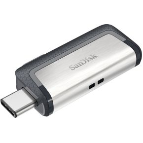 Sandisk Ultra Dual Drive USB Type-C 32 GB 32GB USB 3.0 (3.1 Gen 1) Type-A/Type-C Zwart, Zilver USB f