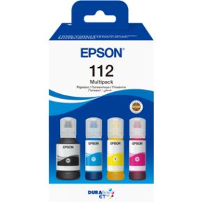 Epson 112 Multipack Zwart, Cyaan, Magenta, Gele Inktcartridge voor Ecotank