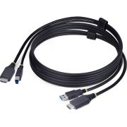 StarTech.com 1,8m HDMI en USB KVM Kabel, 5Gbps, 4K 60Hz, HDR10, HDMI audio, HDMI 2.0 en USB Combo Ka