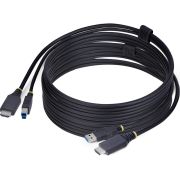 StarTech.com 3m HDMI en USB KVM Kabel, 5Gbps, 4K 60Hz, HDR10, HDMI audio, HDMI 2.0 en USB Combo Kabe
