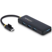 StarTech.com 4-Port USB-C Hub, 5Gbps, USB-C naar 4x USB-A, Bus Powered, Compacte Travel Mini USB Hub