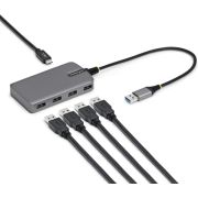 StarTech.com 5G4AC-USB-A-HUB interface hub USB 3.2 Gen 1 (3.1 Gen 1) Type-A 5000 Mbit/s Grijs